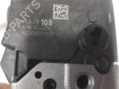 Rear right lock PEUGEOT 308 I (4A_, 4C_) 1.6 HDi | BP6214623C99 