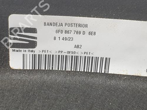 Rear parcel shelf SEAT IBIZA V (KJ1, KJG) 1.0 MPi | BP30743055C85