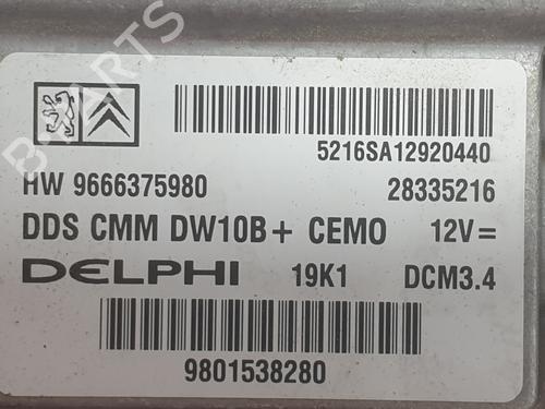 Engine control unit (ECU) PEUGEOT 508 I (8D_) 2.0 HDi | BP36566534M57  - Image 5