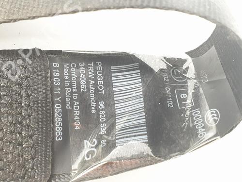 Rear left seatbelt PEUGEOT 5008 (0U_, 0E_) 1.6 HDi | BP8162451I29 