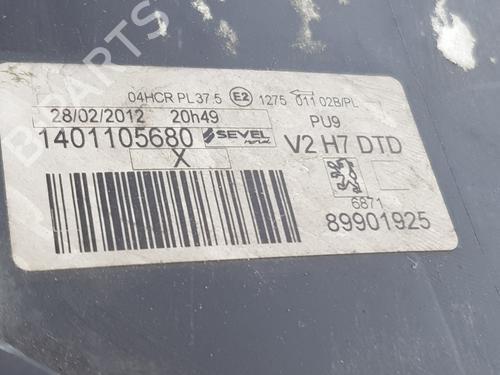 Right headlight PEUGEOT 807 (EB_) 2.0 HDI | BP30569326C29