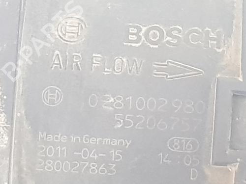 Mass air flow sensor FIAT DOBLO Cargo (263_) 1.3 D Multijet | BP9444727M95 