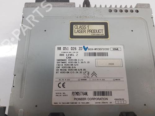 Radio PEUGEOT 208 I (CA_, CC_) 1.6 HDi / BlueHDi 75 | BP3633811E6 