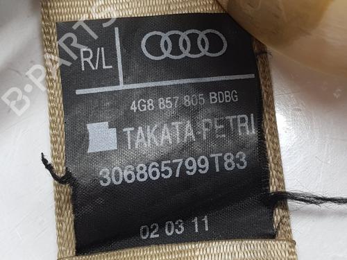 Rear left seatbelt AUDI A7 Sportback (4GA, 4GF) 3.0 TDI quattro | BP25443469I29 