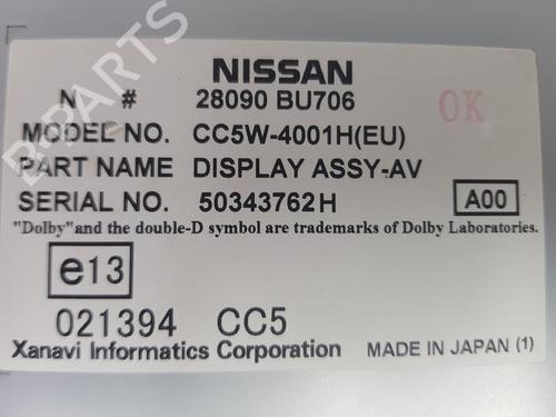 Display monitor NISSAN ALMERA TINO (V10) 2.2 dCi | BP15209020C48 