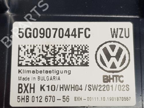 Climate control VW GOLF VII (5G1, BQ1, BE1, BE2) 1.5 TSI | BP22190912I5 