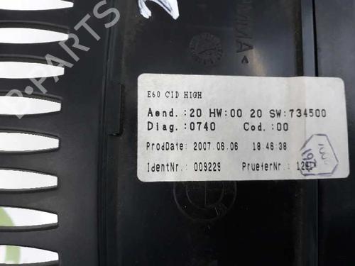 Display monitor BMW 5 (E60) 525 d | BP4655805C48 