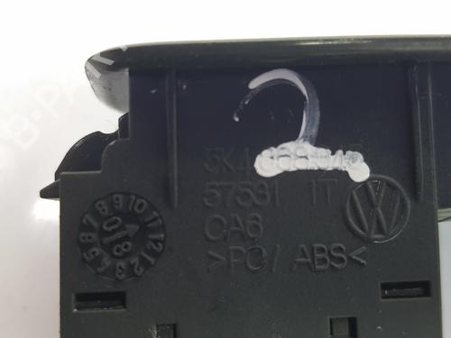 Left rear window switch VW GOLF VI (5K1)  | BP9299494I29 