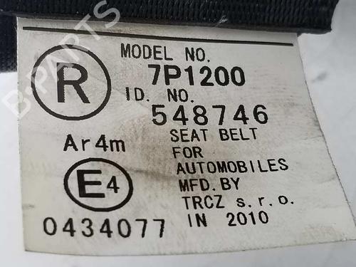 Rear right seatbelt PEUGEOT 107 (PM_, PN_) 1.0 | BP8138715I28 
