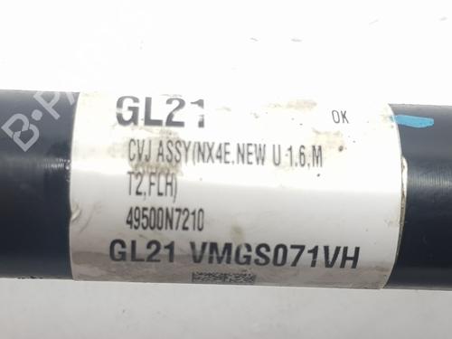 Left front driveshaft HYUNDAI TUCSON (TL, TLE) 1.6 CRDi hybrid 48V | BP15821587M38