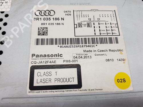 Radio AUDI Q5 (8RB) 2.0 TDI | BP24452435E6