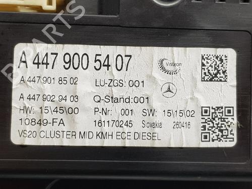 Instrument cluster MERCEDES-BENZ VITO Tourer (W447) 114 CDI (447.701, 447.703, 447.705) | BP29630581C47 