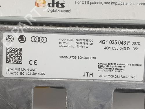 Electronic module AUDI A6 C7 (4G2, 4GC) 2.0 TDI | BP29399358M83 