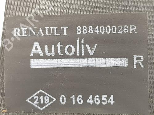 Rear right seatbelt RENAULT SCÉNIC III (JZ0/1_) 1.5 dCi | BP15353823I28 