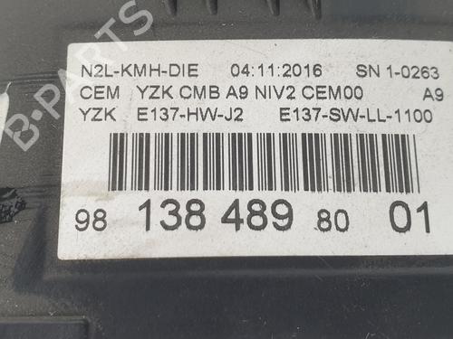 Instrument cluster PEUGEOT 208 I (CA_, CC_) 1.6 HDi / BlueHDi 75 | BP20338665C47 