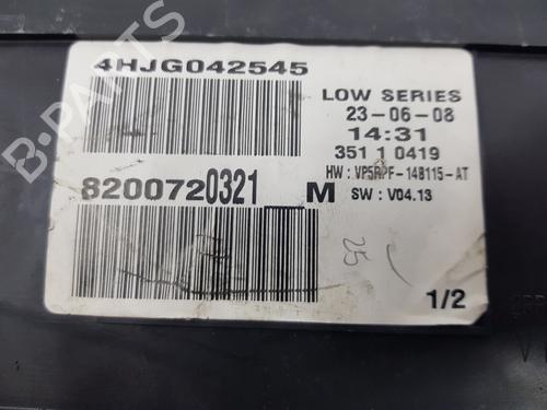 Instrument cluster RENAULT MEGANE III Hatchback (BZ0/1_, B3_)  | BP9697776C47 