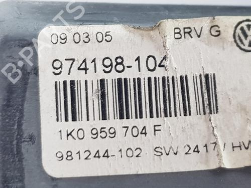 Right rear window motor VW PASSAT B6 (3C2) 1.9 TDI | BP12459374E22 