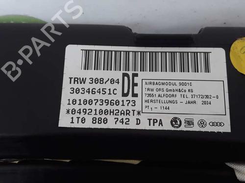 Right curtain airbag VW TOURAN (1T1, 1T2) 2.0 FSI | BP1932749C12 