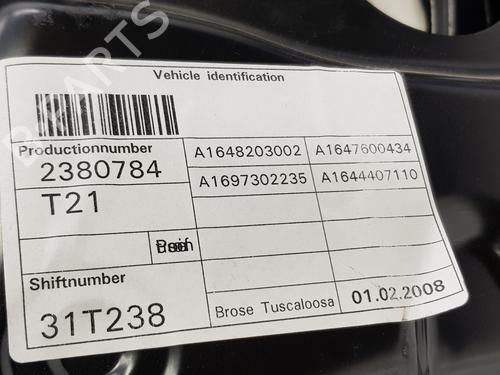 Rear right window mechanism MERCEDES-BENZ M-CLASS (W164) ML 280 CDI 4-matic (164.120) | BP29207699C25 