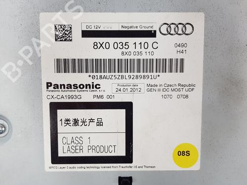 Radio AUDI A4 B8 (8K2)  | BP29723143E6 