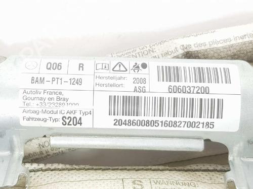 Right curtain airbag MERCEDES-BENZ C-CLASS T-Model (S204) C 200 CDI (204.201) | BP6968721C12 