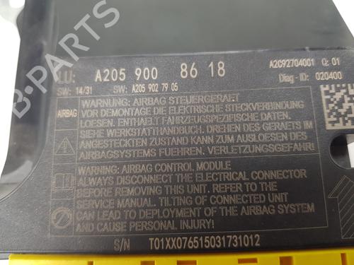 Airbag Kit MERCEDES-BENZ C-CLASS (W205) C 220 BlueTEC / d (205.002, 205.004) | BP18741178C86 