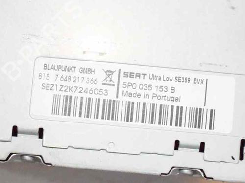 Radio SEAT ALTEA XL (5P5, 5P8) 1.6 TDI | BP793299E6 