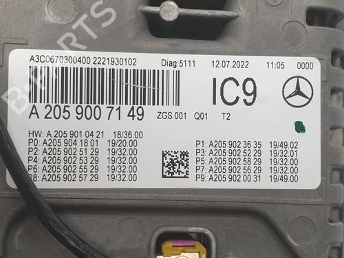 Instrument cluster MERCEDES-BENZ GLC Coupe (C253) AMG 63 S 4-matic+ (253.389) | BP29010741C47 