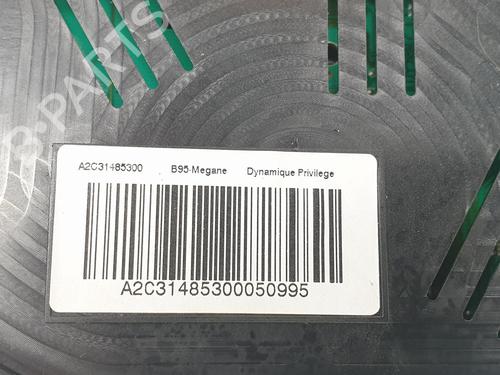Instrument cluster RENAULT MEGANE III Grandtour (KZ0/1) 1.5 dCi (KZ09, KZ0D, KZ1G, KZ29, KZ14, KZ1W, KZ10, KZ1F,... | BP16907970C47 