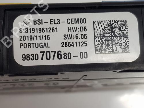 Fuse box CITROËN BERLINGO (ER_, EC_) 1.5 BlueHDi 100 | BP33698264E1 - Image 4