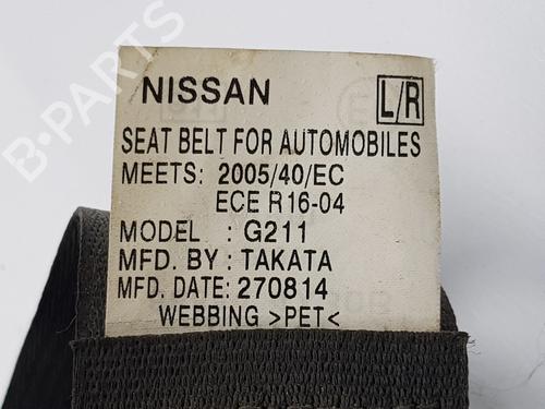Rear right seatbelt NISSAN NAVARA NP300 (D40)  | BP26660543I28 