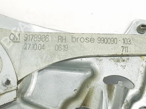 Front right window mechanism OPEL VECTRA C Estate (Z02) 1.9 CDTI (F35) | BP15649194C23 