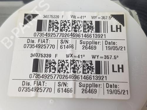 Rear left seatbelt FIAT 500 (312_) 1.2 LPG (312AXA1A) | BP17748815I29 