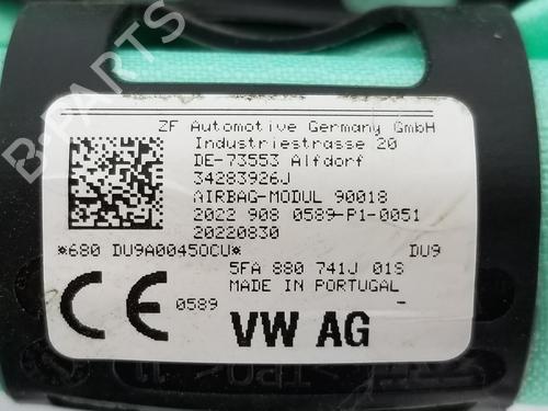 Venstre gardin kollisjonspute SEAT LEON Sportstourer (KL8, KLD) 2.0 TDI | BP16353767C11 