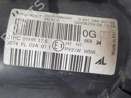 Left headlight RENAULT MEGANE III Hatchback (BZ0/1_, B3_) 1.5 dCi (BZ09, BZ0D, BZ1W, BZ29, BZ14) | BP29456657C28 