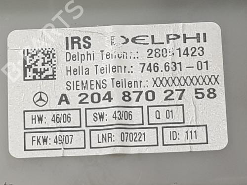 Interior roof light MERCEDES-BENZ C-CLASS (W204) C 220 CDI (204.002) | BP10530159I8 