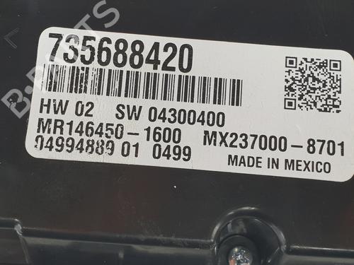 Climate control FIAT 500L (351_, 352_) 1.4 (199LYB1B) | BP22546871I5 