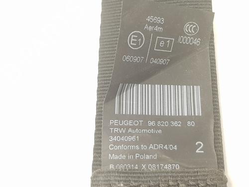 Rear right seatbelt PEUGEOT 3008 I MPV (0U_) 1.6 HDi | BP20188730I28 