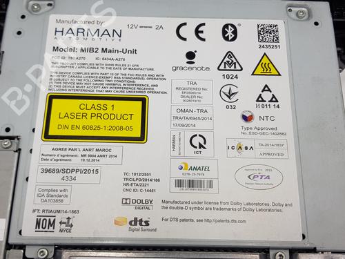 Electronic module AUDI A6 C7 (4G2, 4GC) 2.0 TDI | BP30512643M83 