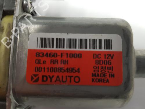 Right rear window motor KIA SPORTAGE IV (QL, QLE) 1.6 GDI | BP12462094E22 