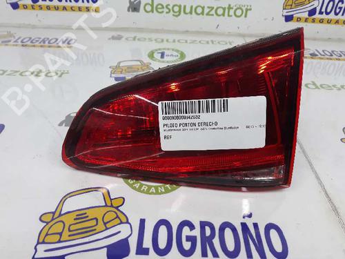 Used Right tailgate light VW GOLF VII (5G1, BQ1, BE1, BE2) 1.2 TSI (86 hp) 11752858