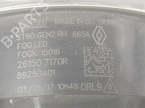 Right front fog light RENAULT CLIO IV (BH_)  | BP11182923C31 