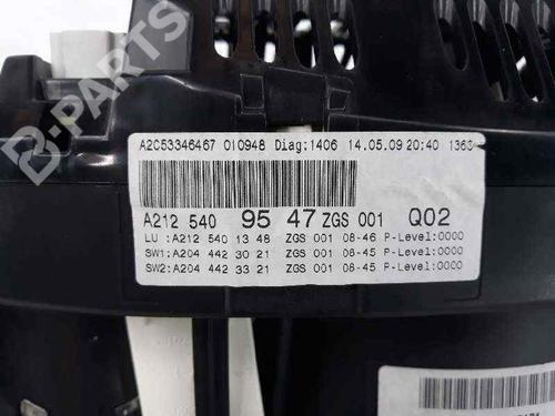 Instrument cluster MERCEDES-BENZ E-CLASS (W212) E 220 CDI / BlueTEC (212.001, 212.002) | BP3388315C47 