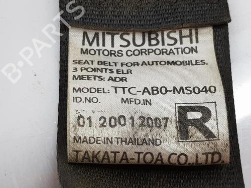 Rear right seatbelt MITSUBISHI L200 / TRITON (KA_T, KB_T) 2.5 DI-D 4WD (KB4T) | BP17790990I28 