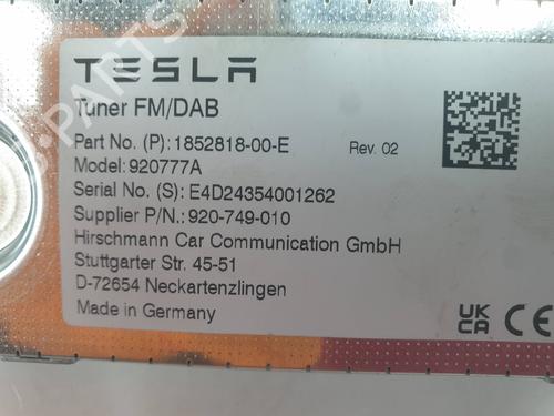 Elektronisk modul TESLA MODEL 3 (5YJ3)  | BP38525110M83  - Image 6