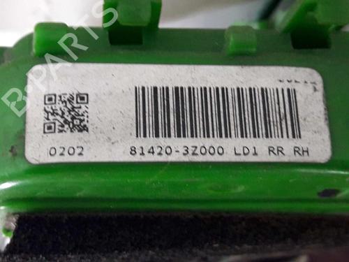 Rear right lock HYUNDAI i40 I (VF) 1.7 CRDi | BP5231397C99