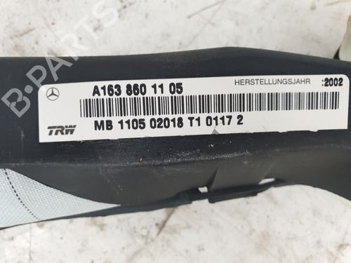 Left curtain airbag MERCEDES-BENZ M-CLASS (W163) ML 400 CDI (163.128) | BP16104642C11 