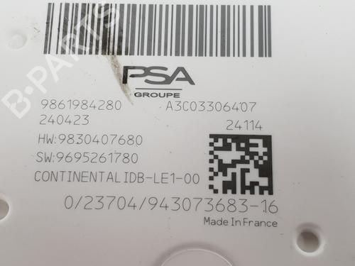Fuse box OPEL ASTRA L Sports Tourer (OV5) 1.2 (FRHNSL, FRHNSR) | BP22955061E1 