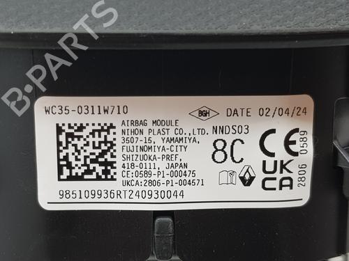 Airbag Kit RENAULT ARKANA I (LCM_, LDN_)  | BP29535887C86 