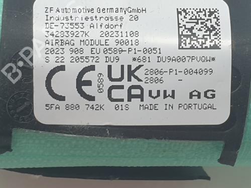 Right curtain airbag CUPRA LEON (KL1, KU1, KUG)  | BP29358580C12 
